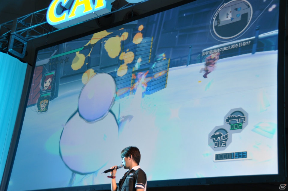 【CAPCOM SUMMER JAM】3DS/PS3「エクストルーパーズ」May’nさんが主題歌をギンギラ熱唱！実機プレイでは爽快なバトルが楽しめるミッションを披露の画像48