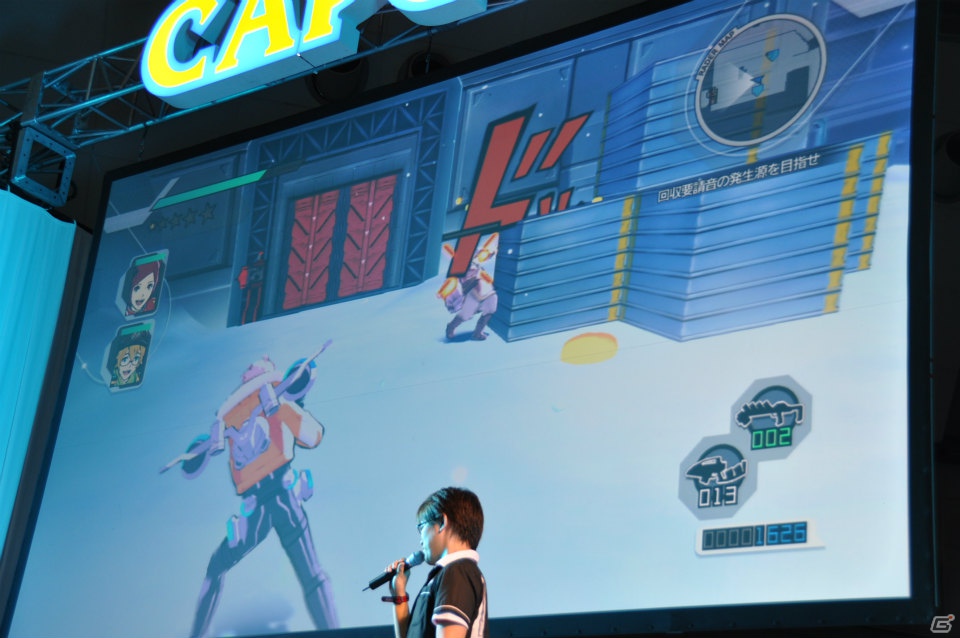 【CAPCOM SUMMER JAM】3DS/PS3「エクストルーパーズ」May’nさんが主題歌をギンギラ熱唱！実機プレイでは爽快なバトルが楽しめるミッションを披露の画像51