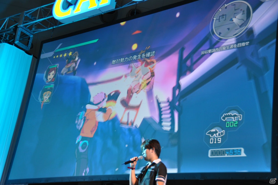 【CAPCOM SUMMER JAM】3DS/PS3「エクストルーパーズ」May’nさんが主題歌をギンギラ熱唱！実機プレイでは爽快なバトルが楽しめるミッションを披露の画像60