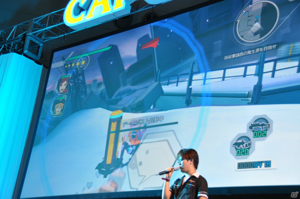 【CAPCOM SUMMER JAM】3DS/PS3「エクストルーパーズ」May’nさんが主題歌をギンギラ熱唱！実機プレイでは爽快なバトルが楽しめるミッションを披露の画像67