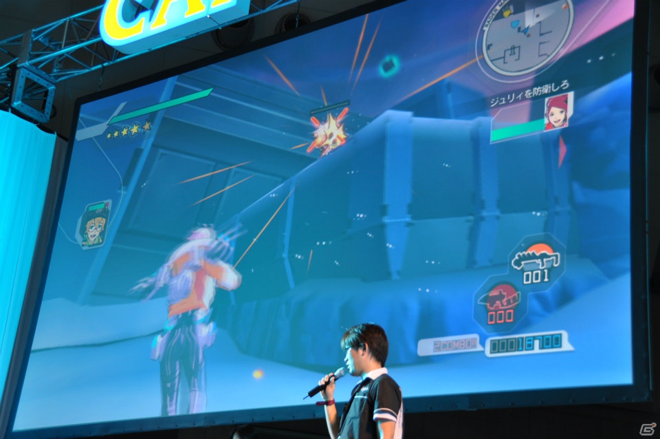 【CAPCOM SUMMER JAM】3DS/PS3「エクストルーパーズ」May’nさんが主題歌をギンギラ熱唱！実機プレイでは爽快なバトルが楽しめるミッションを披露の画像78