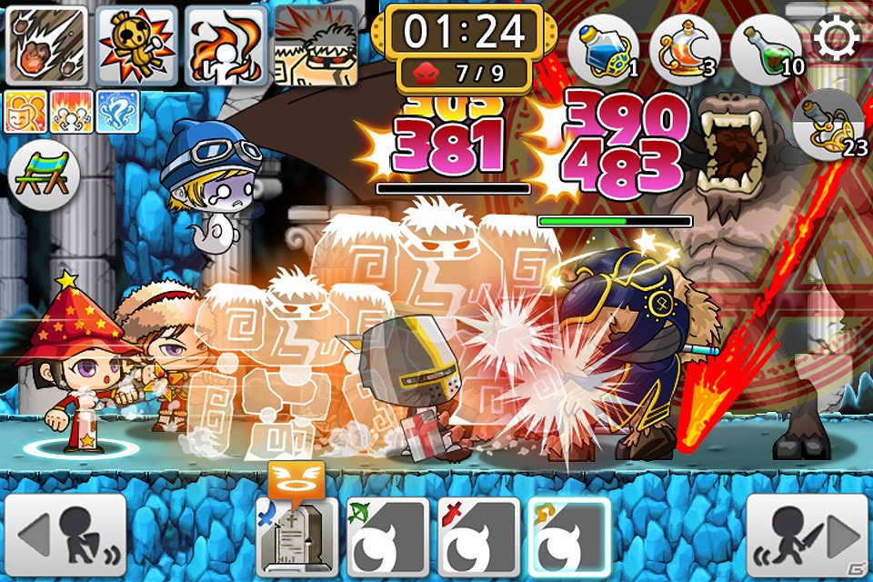 Mobage「メイプルストーリー レイダーズ」本日7月2日よりiOS版がサービス開始！の画像3