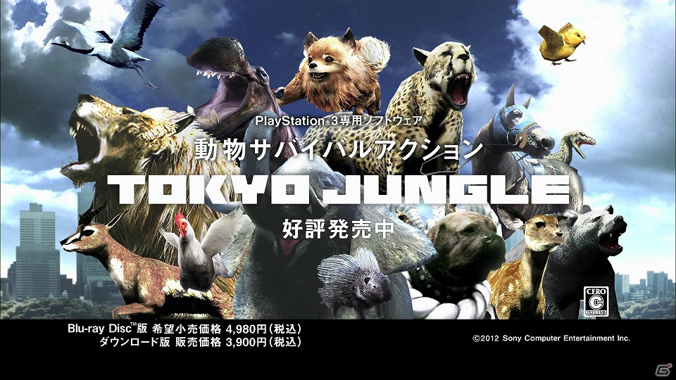 PS3「TOKYO JUNGLE」販売数20万本突破を記念してスペシャルCMを公開！渋谷・スクランブル交差点街頭ビジョンでの放送も実施の画像11
