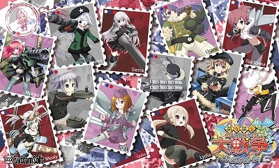 アニメーションするダメージカットインなどを追加したPS Vita「萌え萌え大戦争☆げんだいばーん＋＋(ぷらすぷらす)」が8月2日に発売決定の画像13