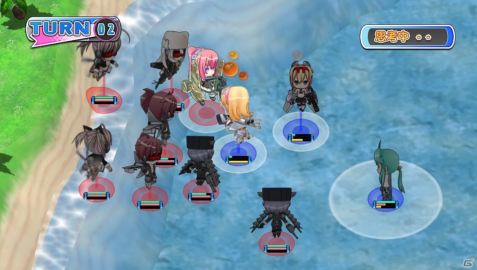 アニメーションするダメージカットインなどを追加したPS Vita「萌え萌え大戦争☆げんだいばーん＋＋(ぷらすぷらす)」が8月2日に発売決定の画像24