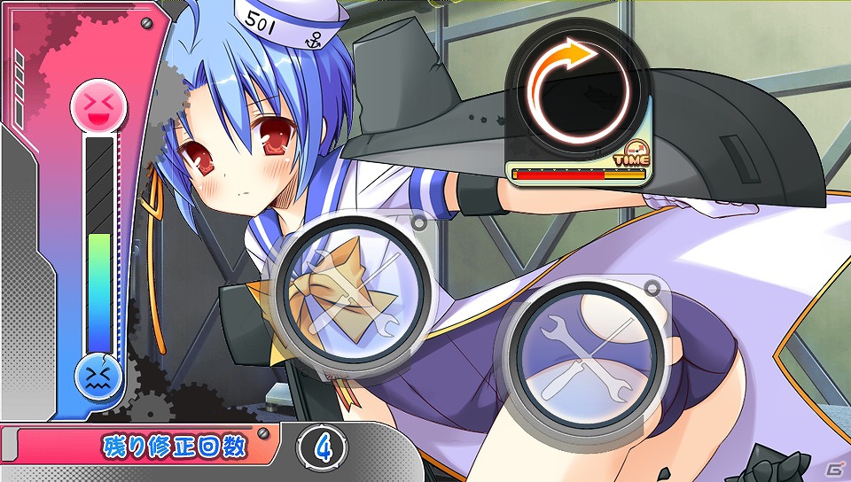 アニメーションするダメージカットインなどを追加したPS Vita「萌え萌え大戦争☆げんだいばーん＋＋(ぷらすぷらす)」が8月2日に発売決定の画像9