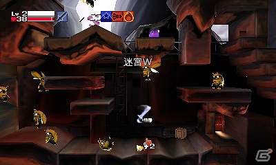 3DS「洞窟物語3D」今作オリジナルの要素を紹介―「クレイジー・クライマー」「ドラゴンスレイヤー」「いっき」の主人公たちが操作キャラクターとして登場の画像7
