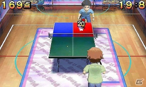 簡単操作でピンポン対決！3DS「おきらくピンポン3D」が7月18日に配信決定の画像10