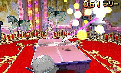 簡単操作でピンポン対決！3DS「おきらくピンポン3D」が7月18日に配信決定の画像11