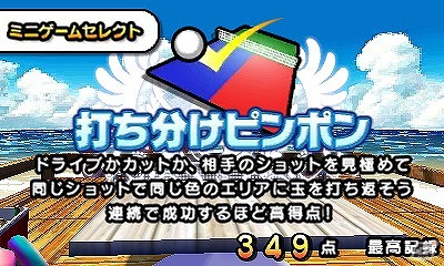 簡単操作でピンポン対決！3DS「おきらくピンポン3D」が7月18日に配信決定の画像19