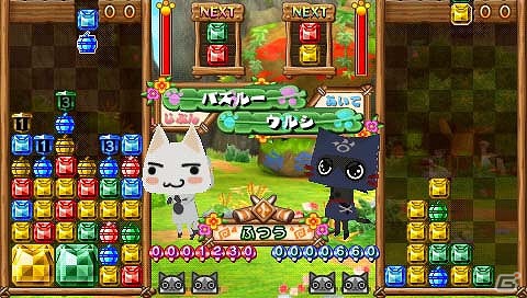 PSP「アイルーでパズルー」マイアイルーの着せかえ要素や個性豊かな必殺技＆コラボレーションを紹介の画像27
