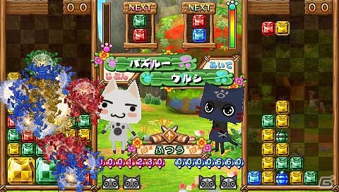 PSP「アイルーでパズルー」マイアイルーの着せかえ要素や個性豊かな必殺技＆コラボレーションを紹介の画像30