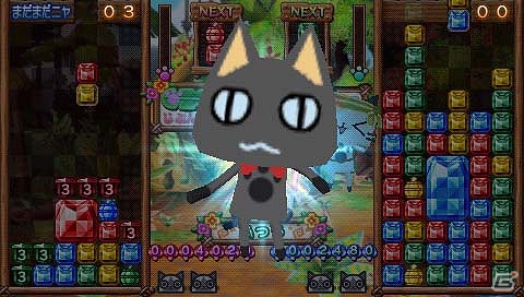 PSP「アイルーでパズルー」マイアイルーの着せかえ要素や個性豊かな必殺技＆コラボレーションを紹介の画像32