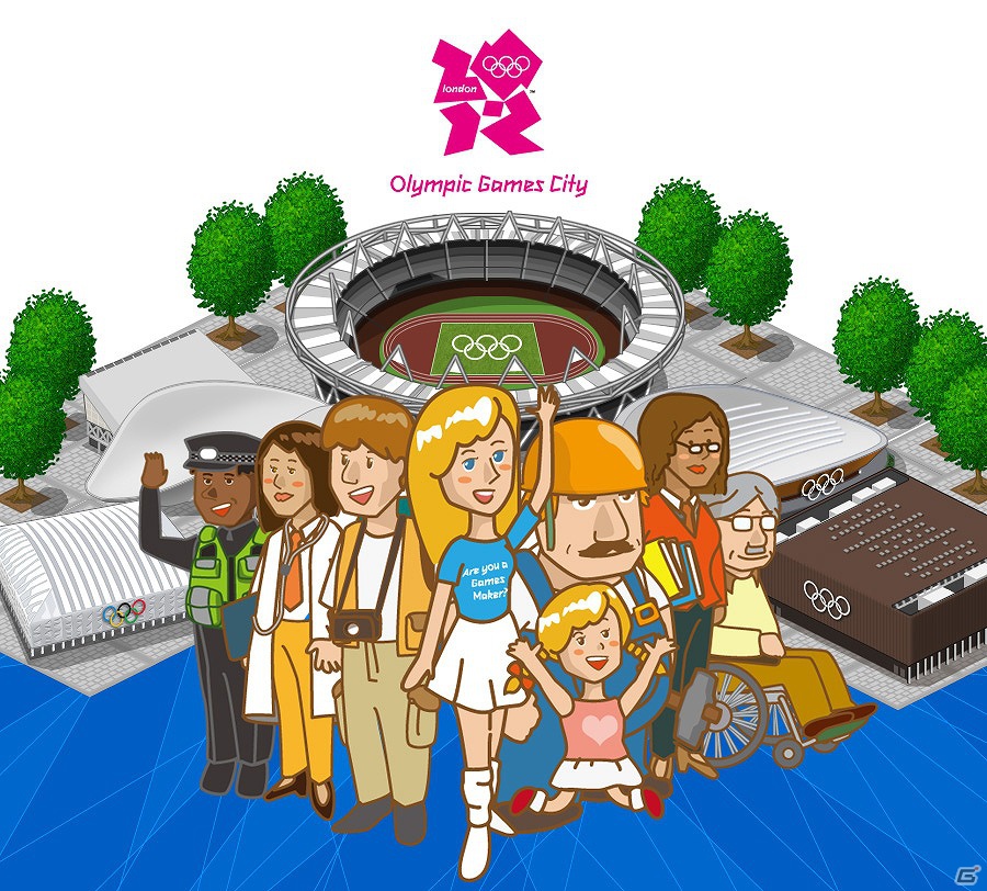 「ロンドンオリンピック 2012」の公式ソーシャルゲーム「オリンピックゲームシティ」がFacebookにてサービス開始の画像1