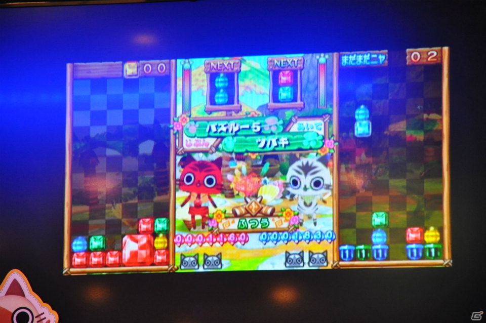 夏休みにぴったり！カプコンバー新グランドメニュー試食会＆ハギーが撃沈！？PSP「アイルーでパズルー」メディア対抗戦レポートの画像24