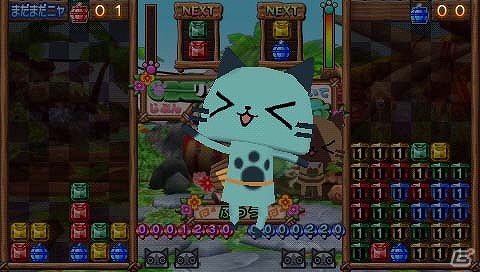 PSP「アイルーでパズルー」パズル祭りにおなじみのモンスターが乱入！？さらに個性的なキャラクターや必殺技を動画＆画像で紹介の画像18