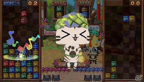 PSP「アイルーでパズルー」パズル祭りにおなじみのモンスターが乱入！？さらに個性的なキャラクターや必殺技を動画＆画像で紹介の画像21