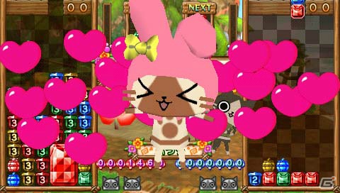 本日7月19日発売！PSP「アイルーでパズルー」トロとクロのお面の出現条件を紹介＆マイメロディとクロミのコラボ服のダウンロード配信が開始の画像4