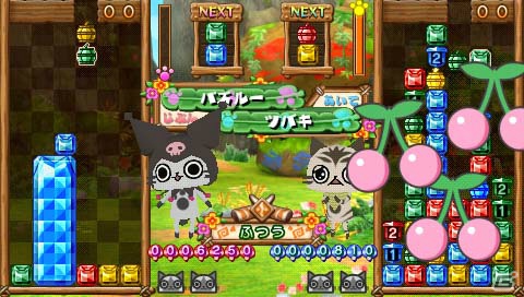 本日7月19日発売！PSP「アイルーでパズルー」トロとクロのお面の出現条件を紹介＆マイメロディとクロミのコラボ服のダウンロード配信が開始の画像5