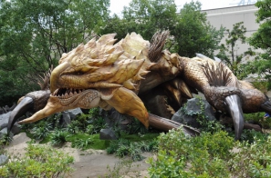 等身大「リオレイア希少種」の咆哮がUSJに轟くッ！200人のファンは大興奮！モンスター造作「ギネス世界記録」にも認定「モンスターハンター・ザ・リアル 2012」前夜祭レポートの画像25