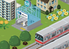 iPhone「MyTown」7月27日より東京メトロの全179駅や電車が登場