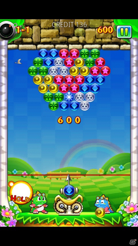 タッチ操作で爽快に楽しめるAndroid「NEW パズルボブル」がdメニュー向け「タイトーステーション」にて配信開始の画像3