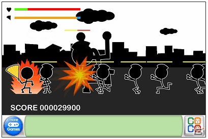 迫りくる敵をハリセン一本で蹴散らせ！iPhone「ハリセンウォーズ」が配信開始の画像1