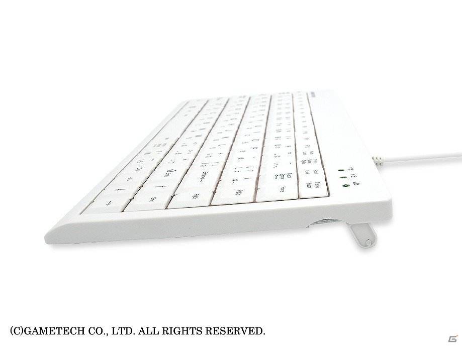 ゲームテック、PS3やWiiに対応した「ミニUSBキーボード」を7月31日に発売の画像3