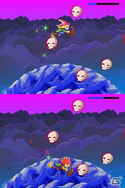 DSiウェア「GAIA’S MOON」配信開始―1つのボタンでプレイできるお気軽な横スクロールアクションゲームの画像5