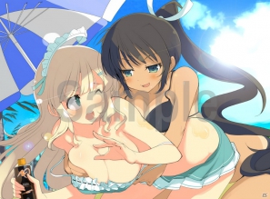 3DS「閃乱カグラ Burst -紅蓮の少女達-」店舗別予約特典の完成イラストを公開！アニメ版公式ティザーサイトもオープンの画像7