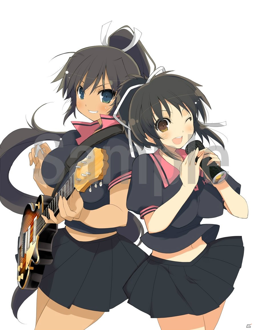 3DS「閃乱カグラ Burst -紅蓮の少女達-」店舗別予約特典の完成イラストを公開！アニメ版公式ティザーサイトもオープンの画像3