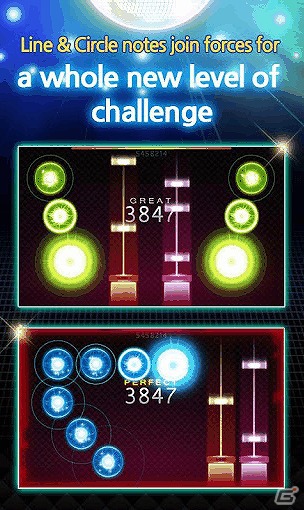 Android向けリズムゲーム「タッチ・ミックスFX」が配信開始―キー音を活用して最高の演奏を楽しもうの画像1