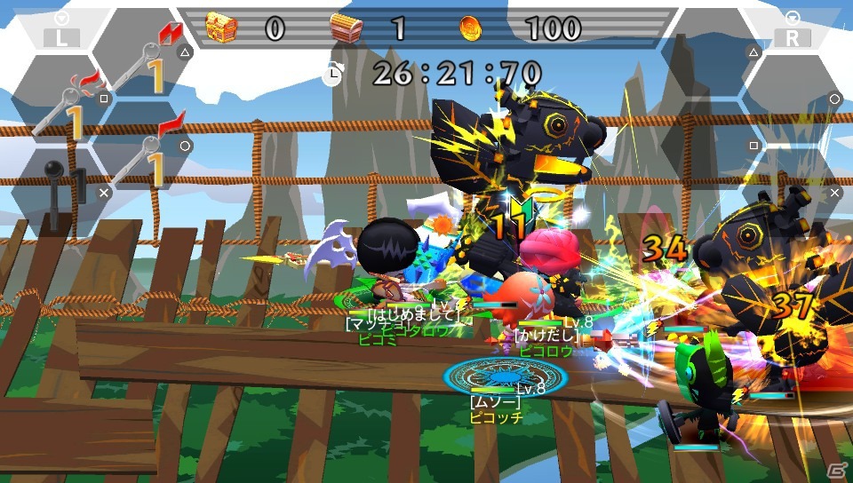NHN Japanが放つコンシューマ向けタイトル第1弾！PS Vita「ピコットナイト」は爽快プレイで誰でも燃えるオンラインアクションRPG！の画像20