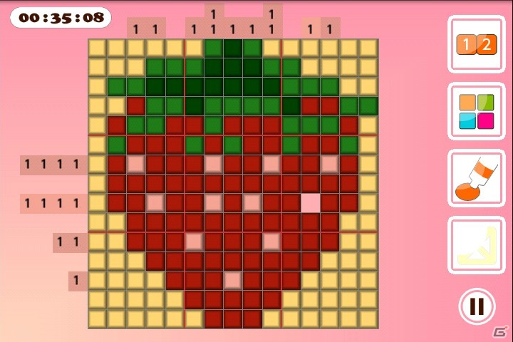 パズルを解いて絵を完成させよう！Android向けに「カラークロス」が配信開始の画像2