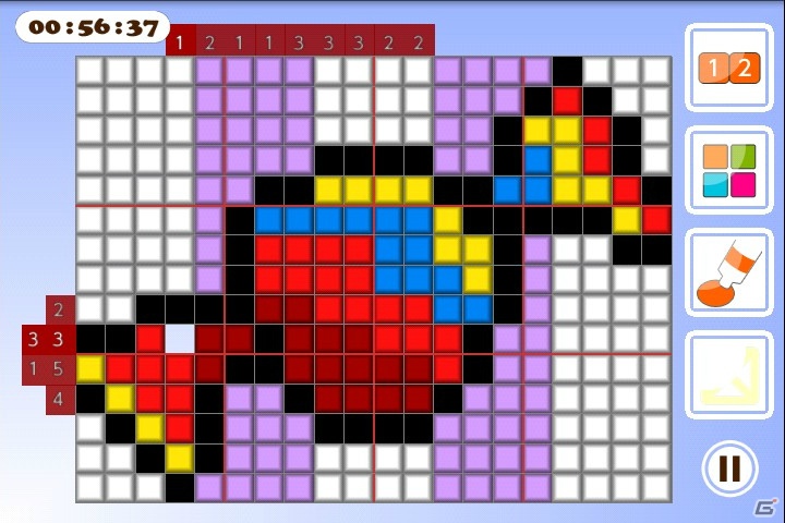 パズルを解いて絵を完成させよう！Android向けに「カラークロス」が配信開始の画像4