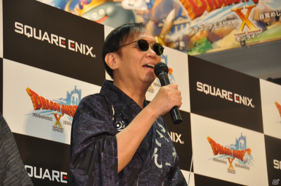Wii「ドラゴンクエストX　目覚めし五つの種族　オンライン」ゲストに堀井雄二氏、齊藤陽介氏、福山潤さんが登壇！99人のファンがスライムうちわで発売カウントダウン！の画像15