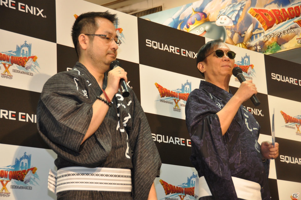 Wii「ドラゴンクエストX　目覚めし五つの種族　オンライン」ゲストに堀井雄二氏、齊藤陽介氏、福山潤さんが登壇！99人のファンがスライムうちわで発売カウントダウン！の画像18