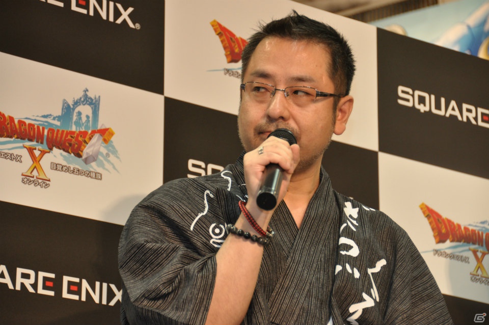 Wii「ドラゴンクエストX　目覚めし五つの種族　オンライン」ゲストに堀井雄二氏、齊藤陽介氏、福山潤さんが登壇！99人のファンがスライムうちわで発売カウントダウン！の画像27