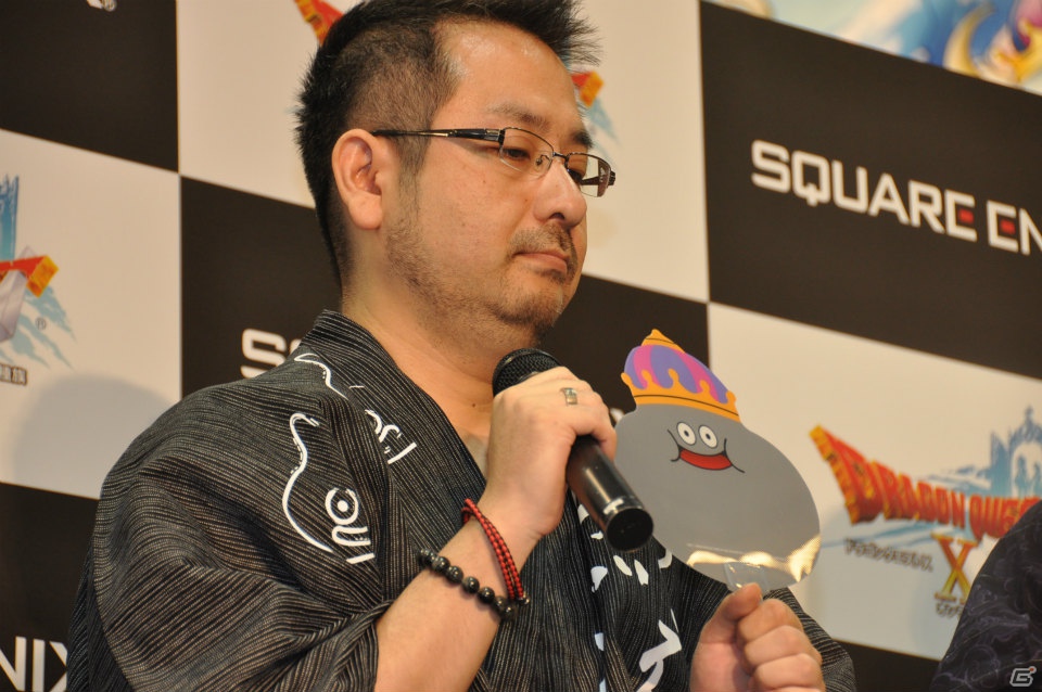 Wii「ドラゴンクエストX　目覚めし五つの種族　オンライン」ゲストに堀井雄二氏、齊藤陽介氏、福山潤さんが登壇！99人のファンがスライムうちわで発売カウントダウン！の画像29