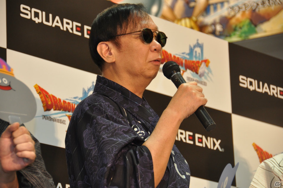 Wii「ドラゴンクエストX　目覚めし五つの種族　オンライン」ゲストに堀井雄二氏、齊藤陽介氏、福山潤さんが登壇！99人のファンがスライムうちわで発売カウントダウン！の画像30