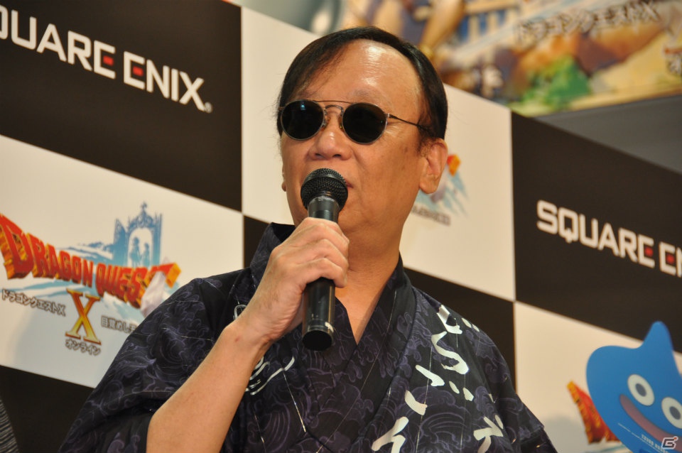 Wii「ドラゴンクエストX　目覚めし五つの種族　オンライン」ゲストに堀井雄二氏、齊藤陽介氏、福山潤さんが登壇！99人のファンがスライムうちわで発売カウントダウン！の画像45