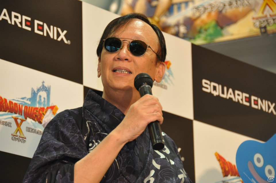 Wii「ドラゴンクエストX　目覚めし五つの種族　オンライン」ゲストに堀井雄二氏、齊藤陽介氏、福山潤さんが登壇！99人のファンがスライムうちわで発売カウントダウン！の画像46