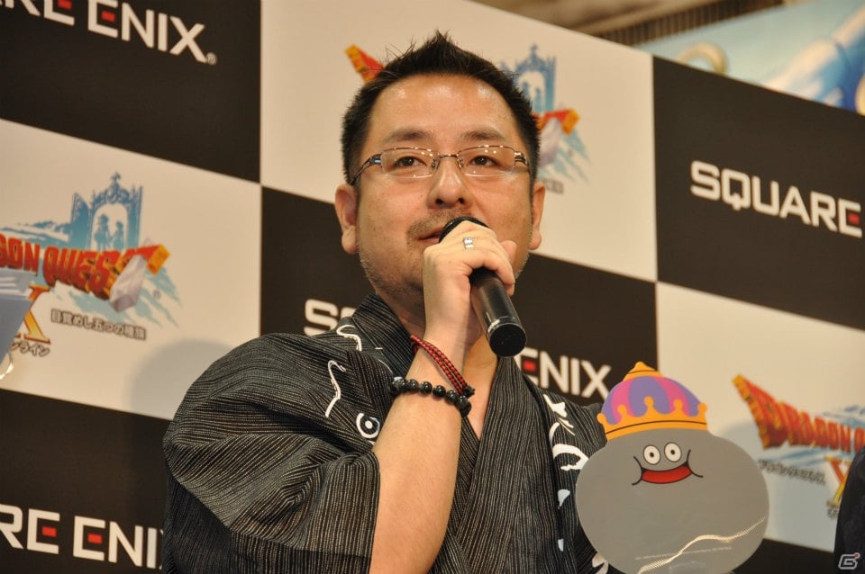 Wii「ドラゴンクエストX　目覚めし五つの種族　オンライン」ゲストに堀井雄二氏、齊藤陽介氏、福山潤さんが登壇！99人のファンがスライムうちわで発売カウントダウン！の画像48