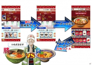 ラーメン作りがカードゲームに！GREE「ラーメンクロニクル」配信開始の画像1