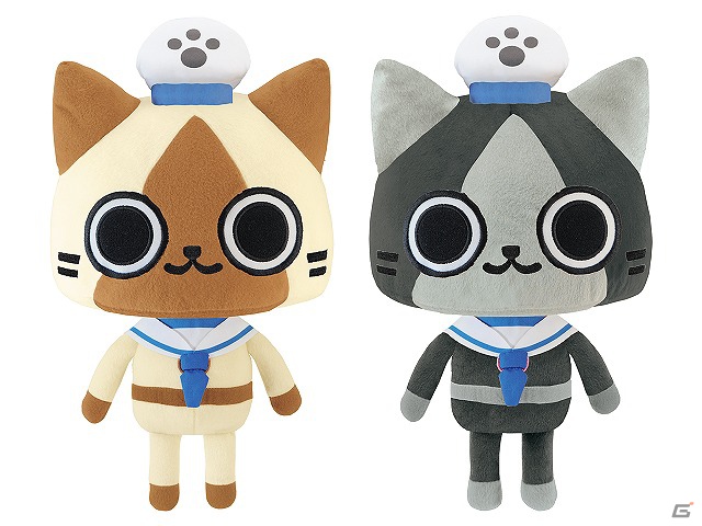 「モンスターハンター でっかいぬいぐるみ～セーラーver.～」など、カプコンの8月アミューズメント専用景品を紹介の画像1
