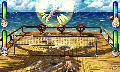 常夏のビーチで最強を目指せ！3DS「おきらくビーチバレー3D」配信開始の画像2