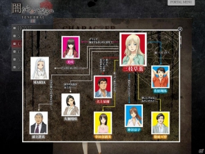 PSP「闇からのいざない TENEBRAE I」公式サイトにて人物相関図を公開の画像1