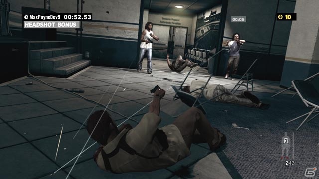 PS3/Xbox 360「マックス・ペイン3」銃撃戦をより挑戦的に！やりこみ要素満載のアーケードモードをチェックの画像8