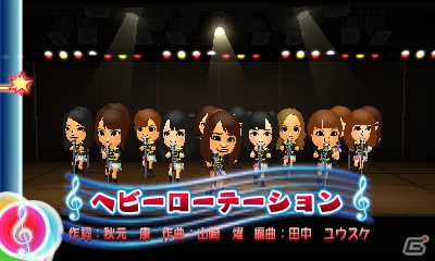 3DS「AKB48＋Me」発売日が2012年10月25日に決定！Miiになったメンバーがあなたと一緒にライブで共演！の画像1