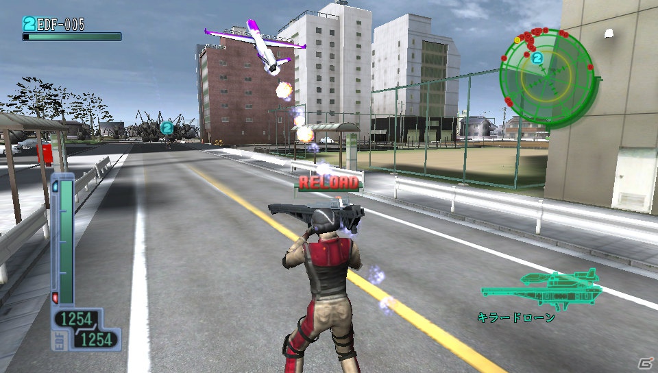 PS Vita「地球防衛軍3 PORTABLE」陸戦歩兵部隊に新兵器が登場！協力プレイや新ペイルウイングの武器も紹介の画像24